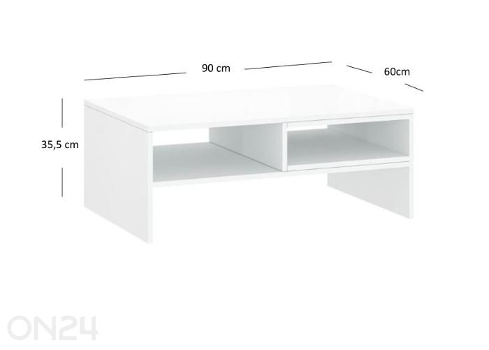 Журнальный стол Lingo 60x90 см увеличить размеры