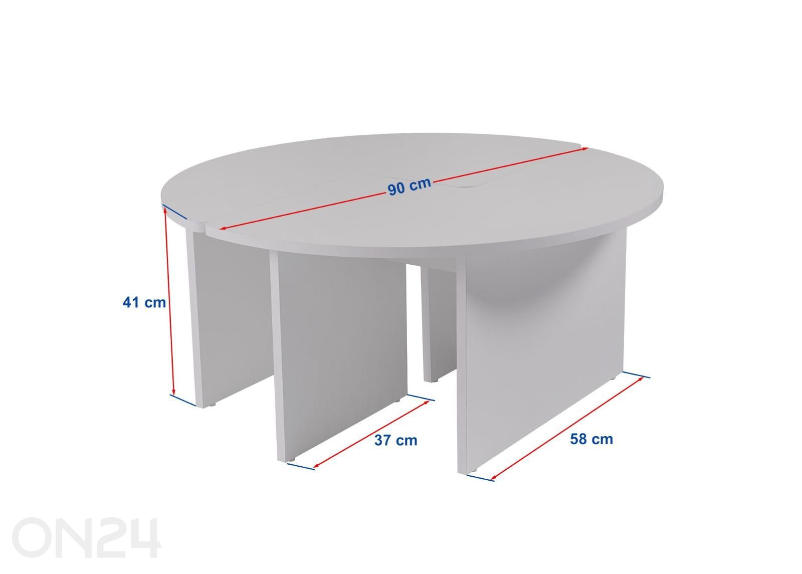 Журнальный стол Moira увеличить размеры