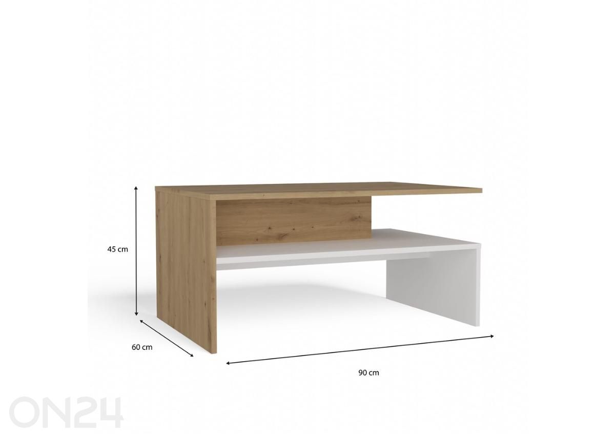 Журнальный стол Montana 60x90 см увеличить размеры