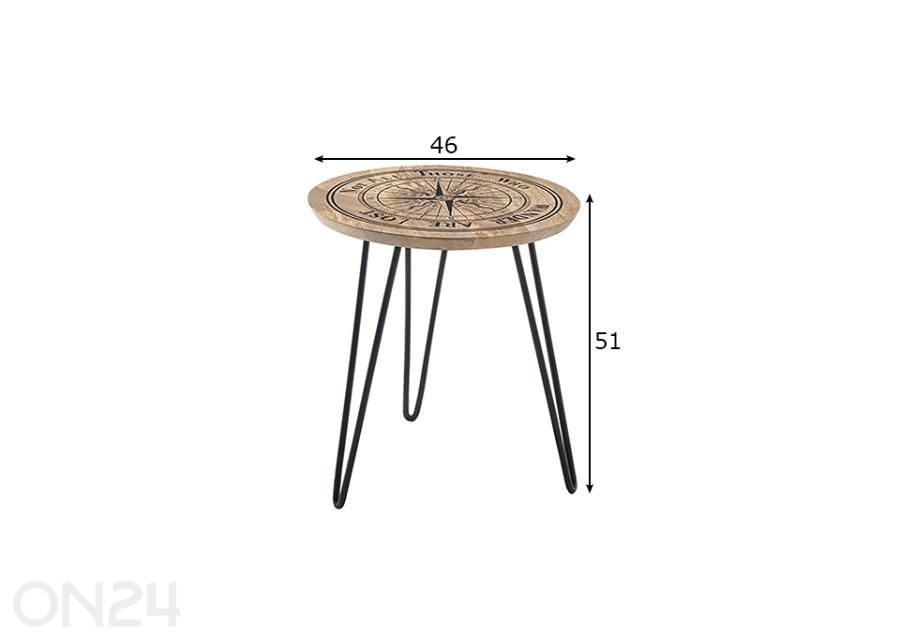 Журнальный стол Nevis Ø 46 см увеличить