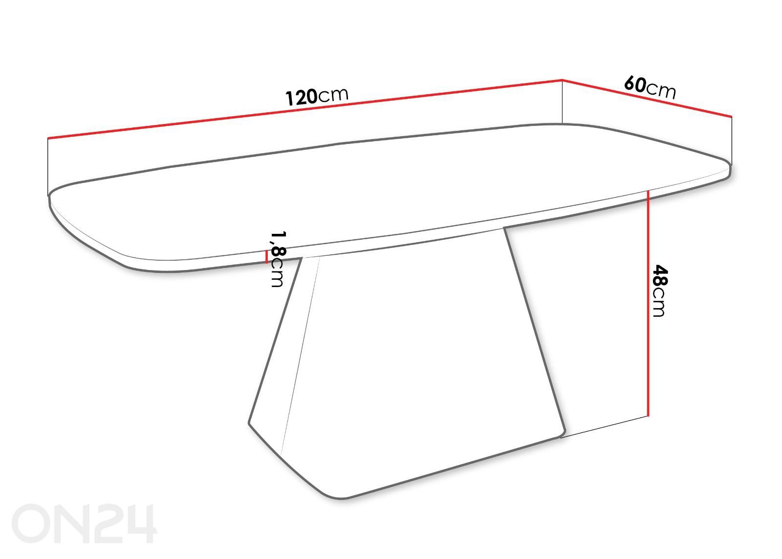 Журнальный стол Noa увеличить размеры