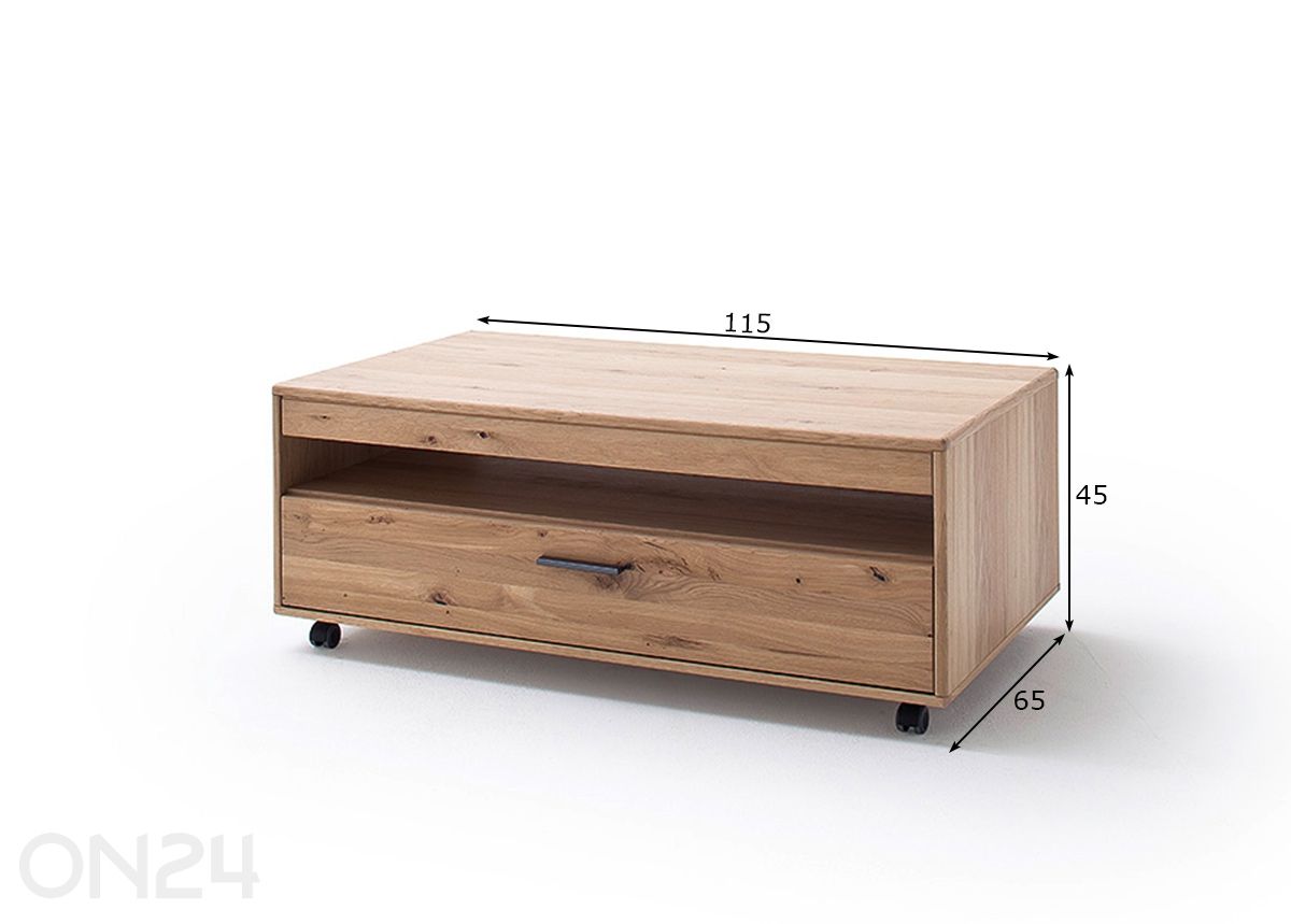 Журнальный стол Portland увеличить размеры