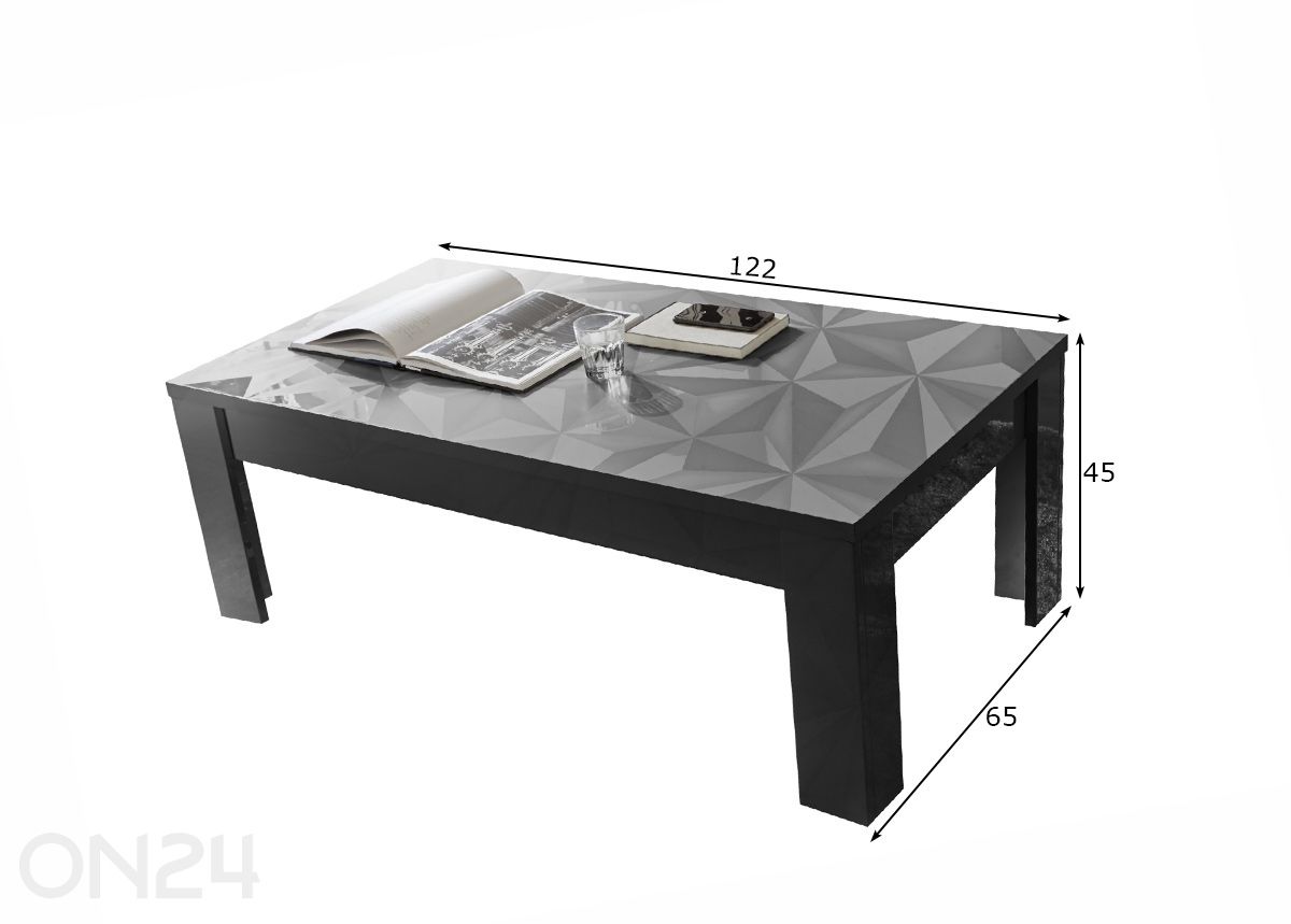 Журнальный стол Prisma увеличить размеры