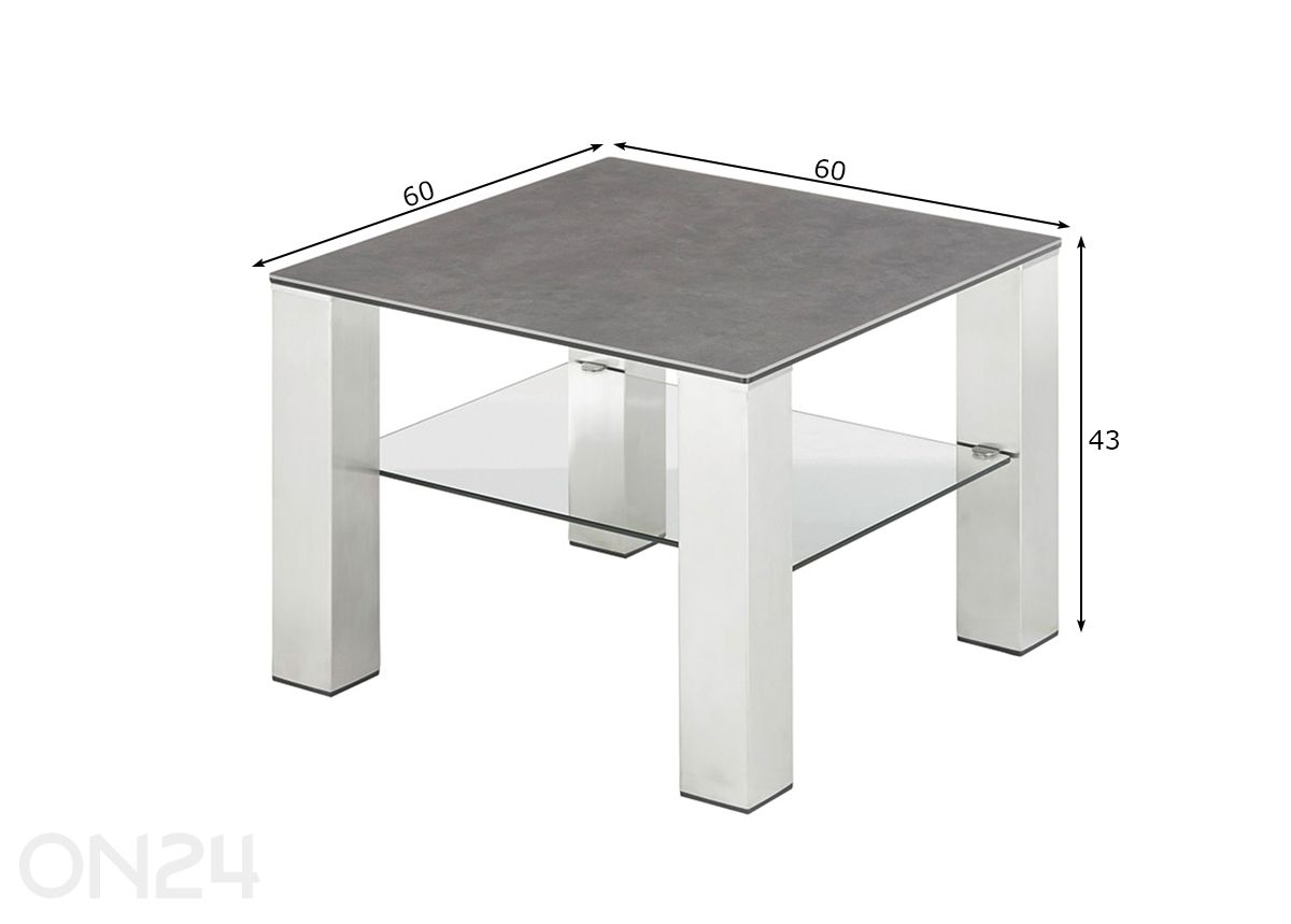 Журнальный стол Puno 60 см увеличить размеры