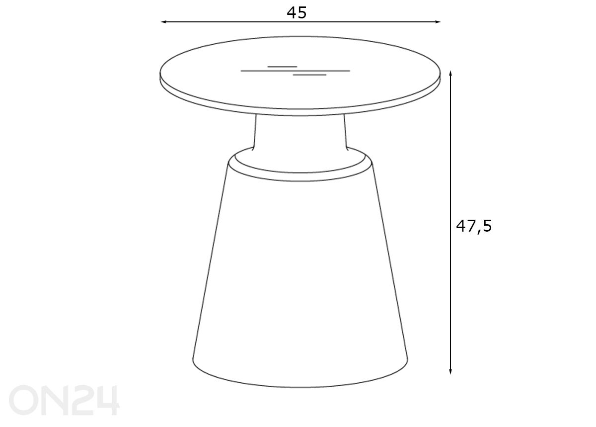 Журнальный стол Santorini увеличить размеры