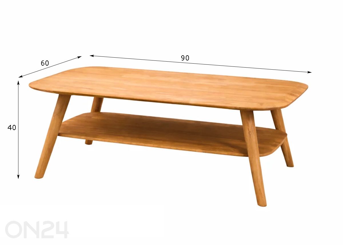 Журнальный стол Scan 4 увеличить размеры