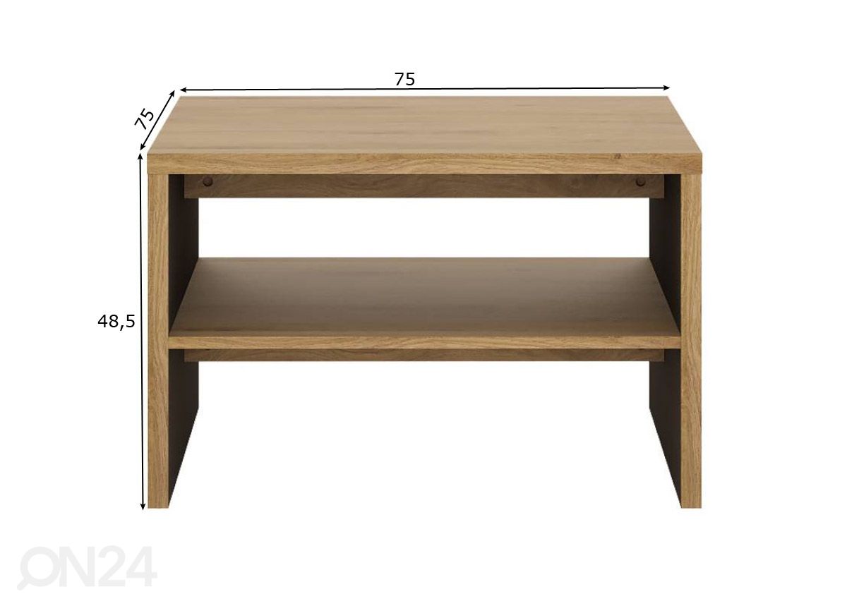 Журнальный стол Shetland 75x75 cm увеличить размеры