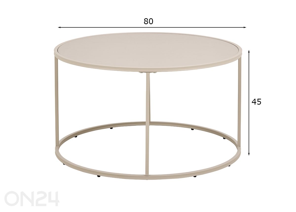 Журнальный стол Spectral Ø 80 см увеличить размеры
