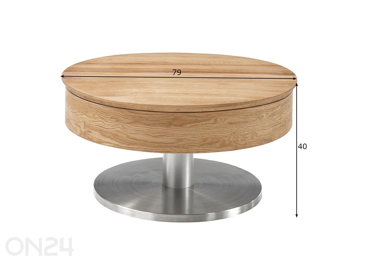 Журнальный стол Suva Ø 79 см увеличить размеры