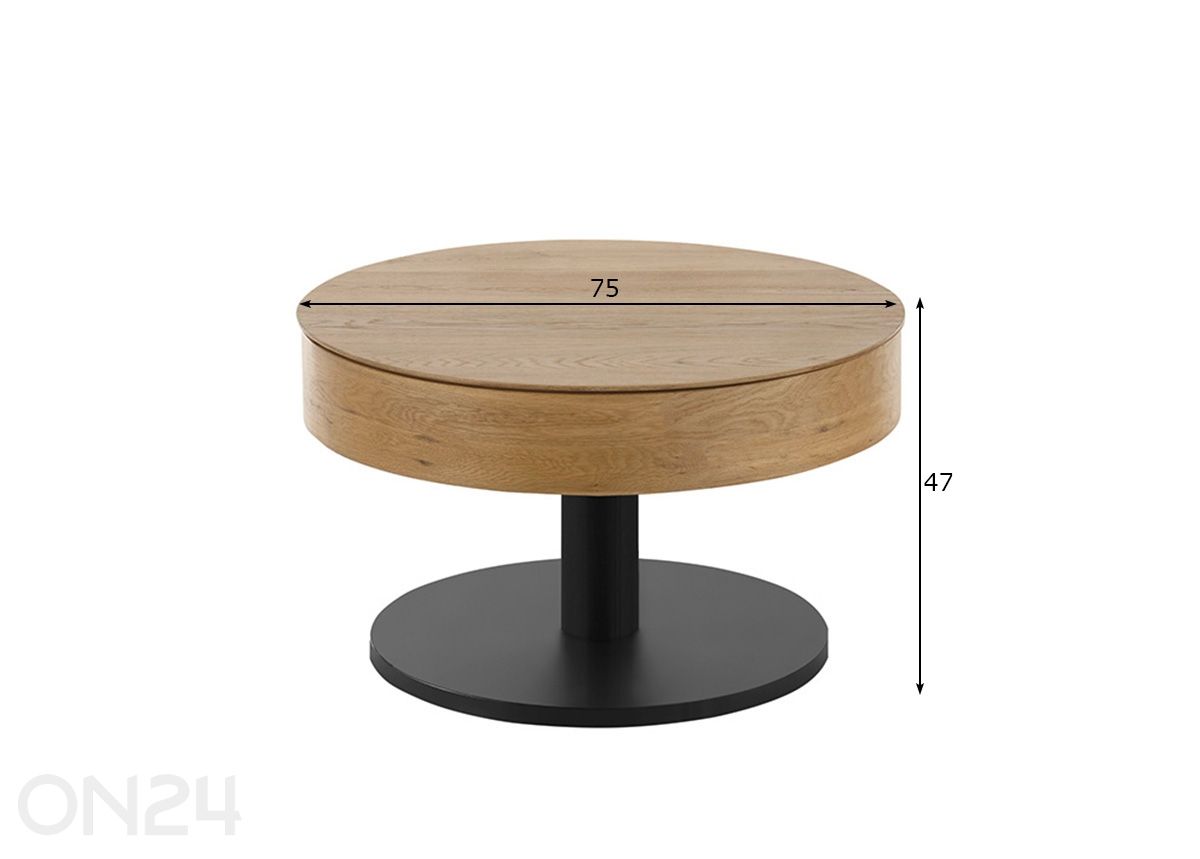 Журнальный стол Tanger увеличить размеры