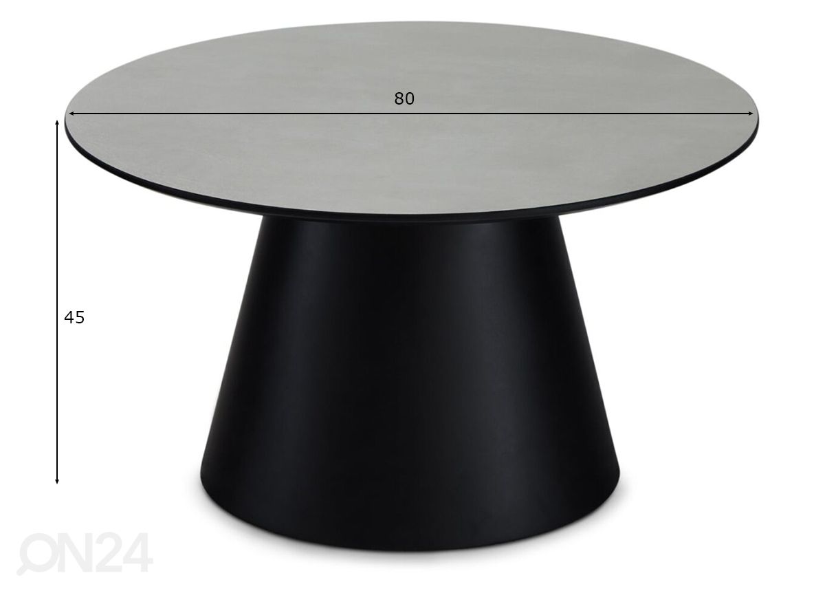 Журнальный стол Tango Ø 80 cm увеличить размеры