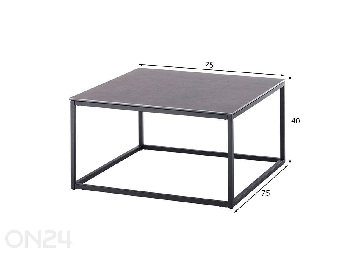 Журнальный стол Varna 75 см увеличить размеры