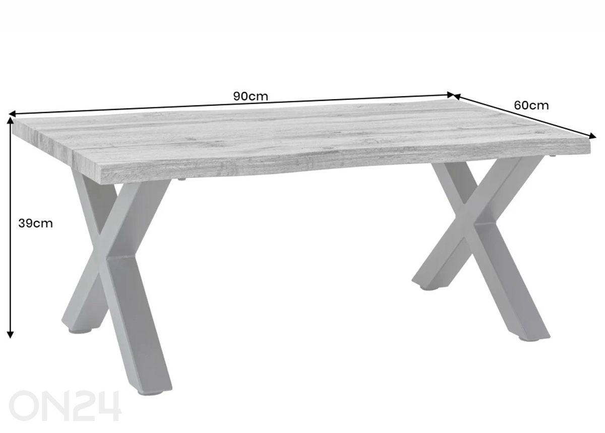 Журнальный стол Wild увеличить размеры