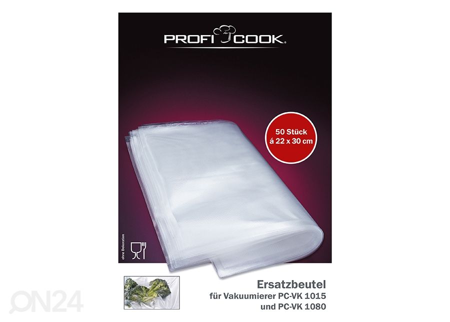 Запасная плёнка ProfiCook 22x30 см PCVK1015EBS увеличить