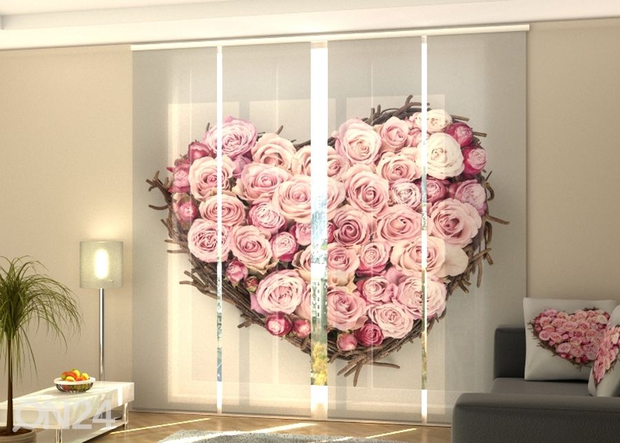Затемняющая панельная штора Heart of Love 240x240 см увеличить