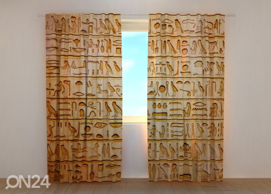 Затемняющая штора Old Egyptian Drawings 240x220 cm увеличить