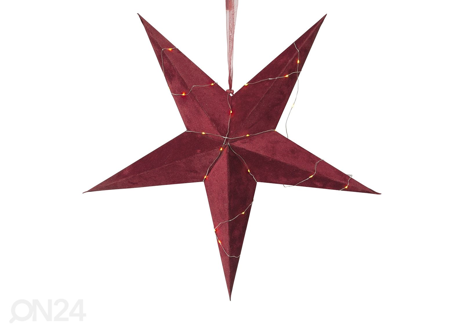 Звезда Velvet, красная увеличить