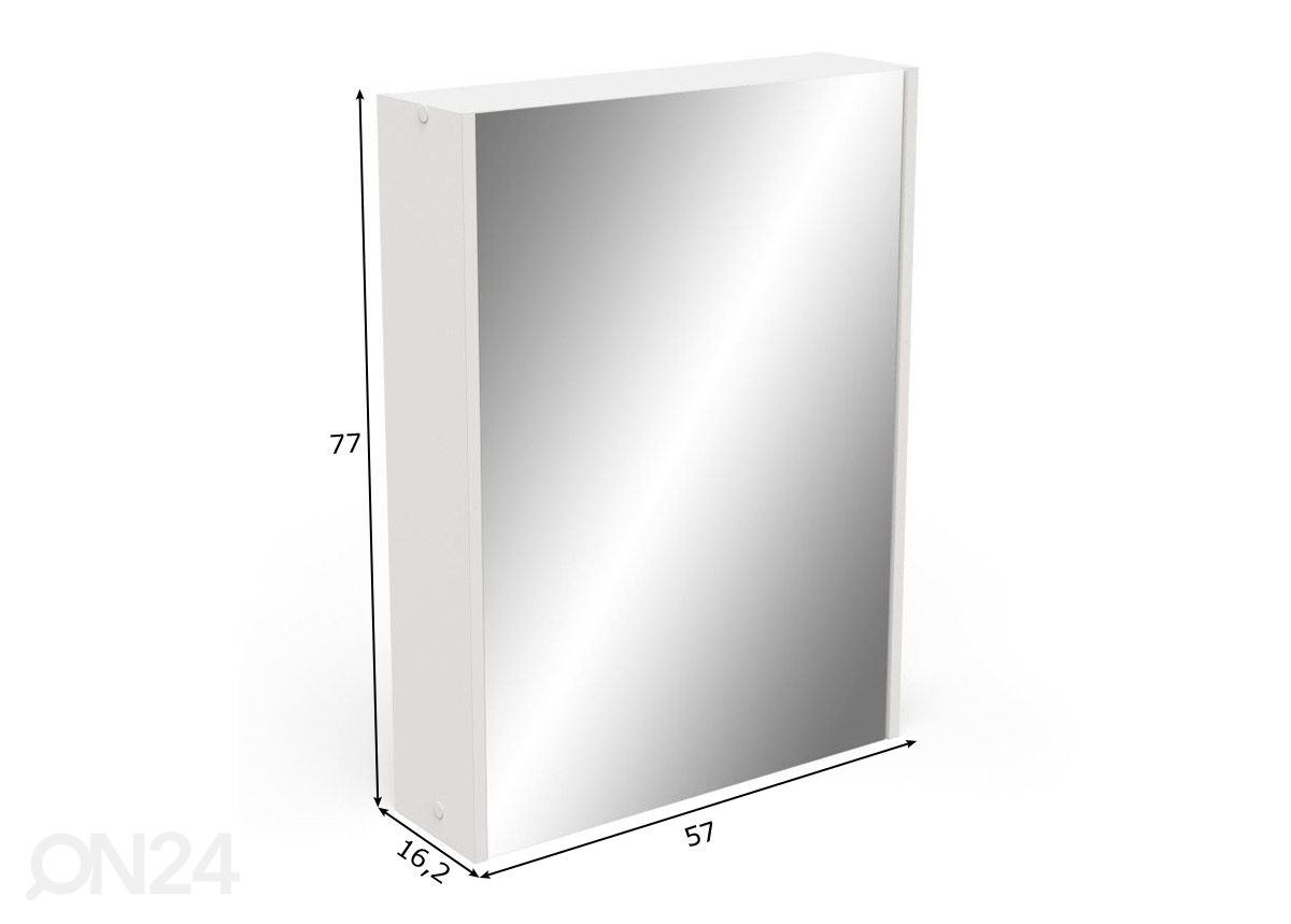 Зеркальный шкаф Coralie3 57 cm увеличить размеры