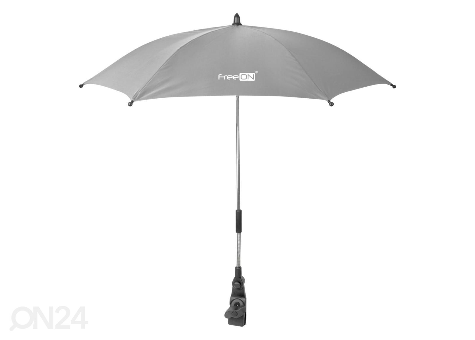 Зонт для коляски светло-серый FreeOn увеличить
