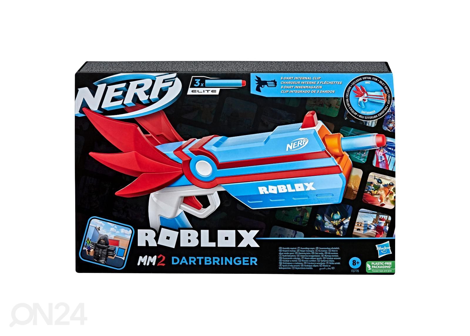 Игрушечный пистолет MM2 Dartbringer NERF Roblox увеличить