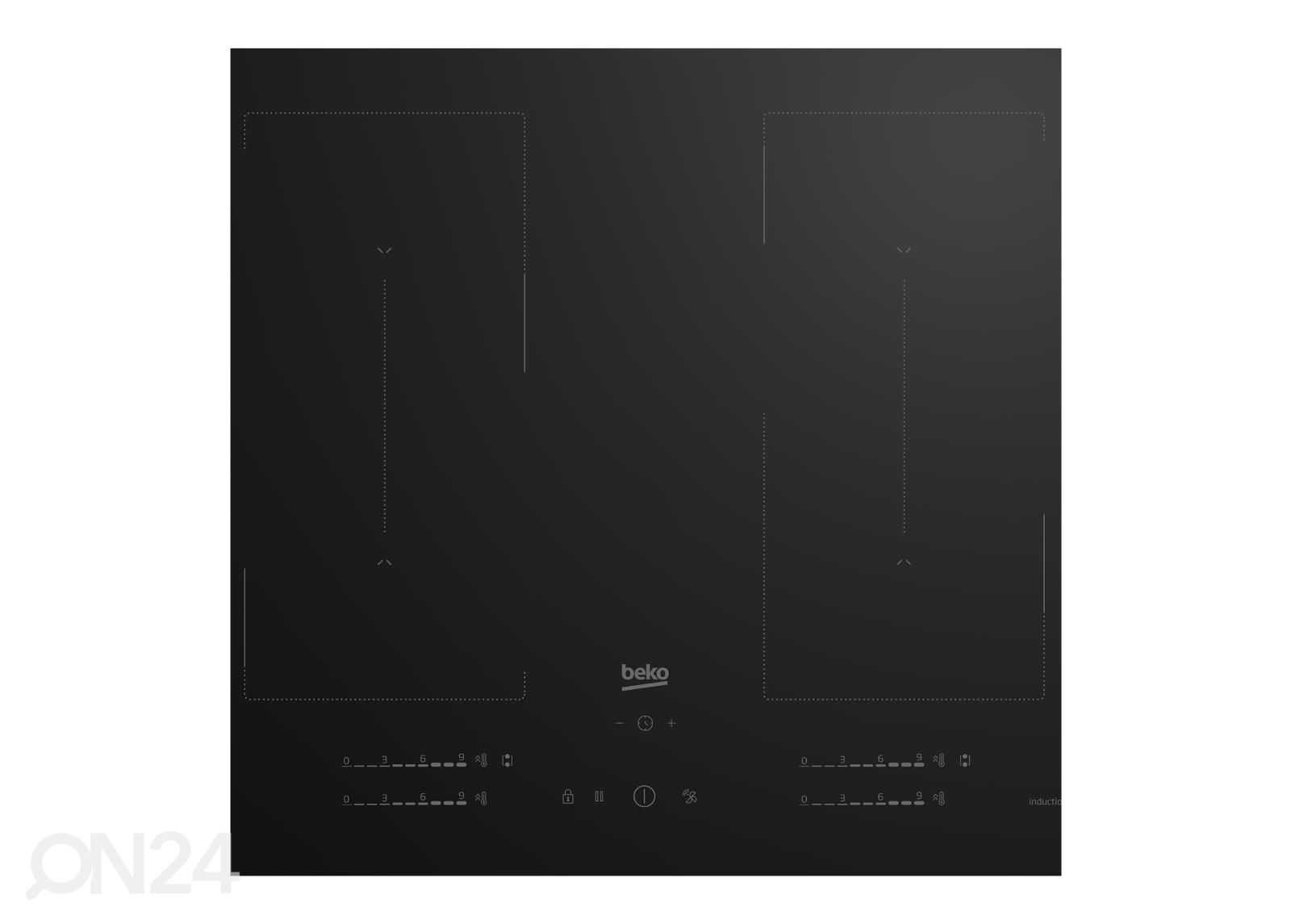 Индукционная варочная панель Beko HII64720QUF2T увеличить