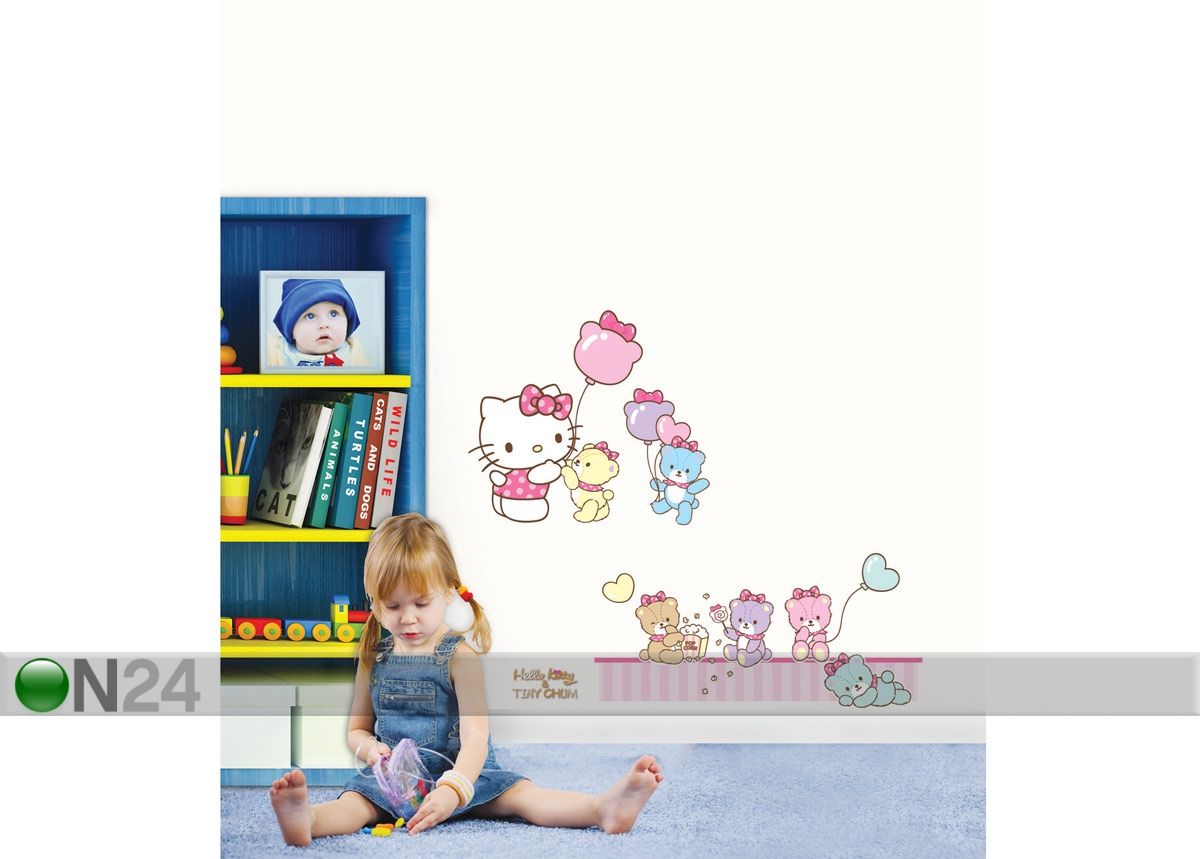 Интерьерная наклейка Праздник Hello Kitty увеличить