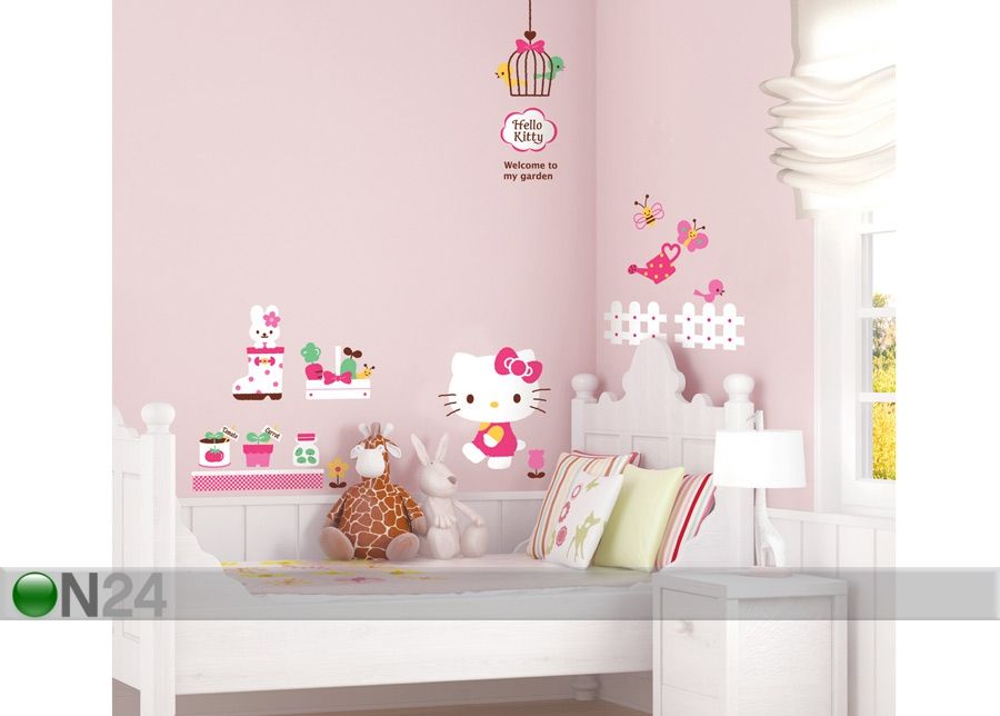 Интерьерная наклейка Сад Hello Kitty увеличить