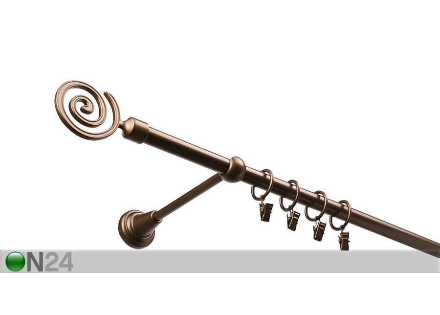 Карниз Tornaado 240 cm 1-рядный Ø16 mm увеличить