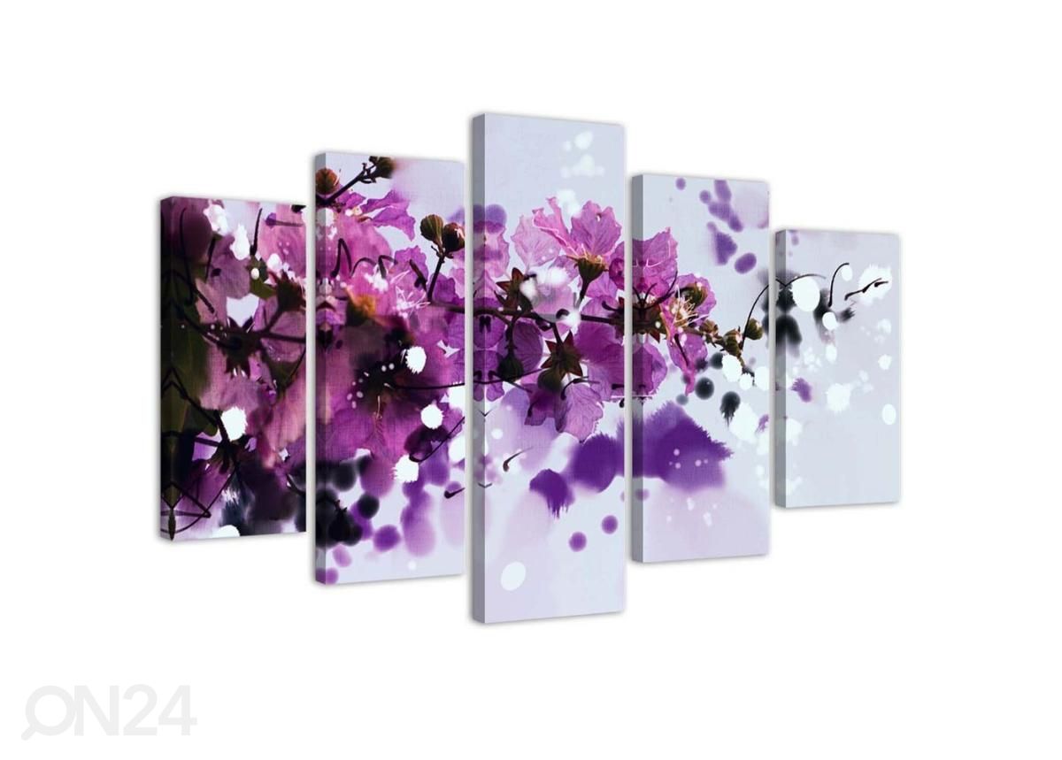 Картина из 5-частей Blossoming Branch 100x70 см увеличить