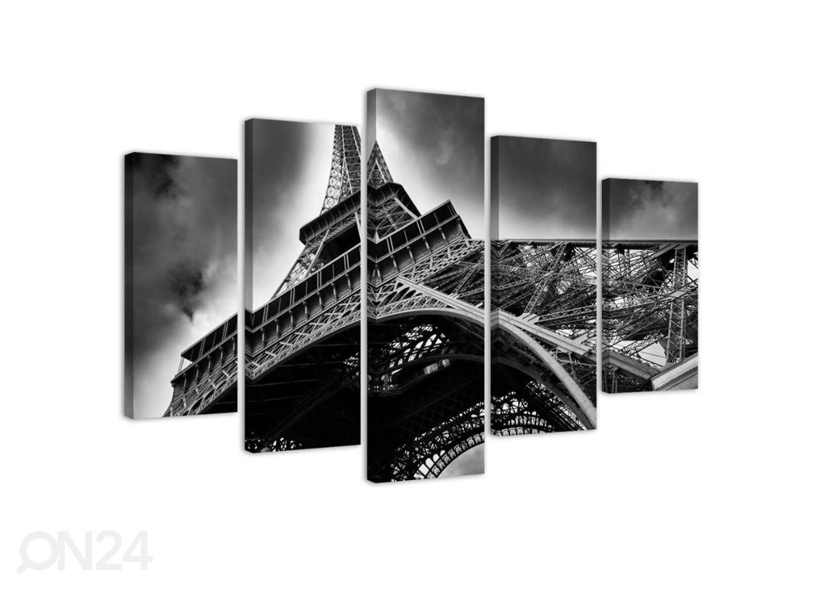 Картина из 5-частей Eiffel Tower in the Clouds 150x100 см увеличить