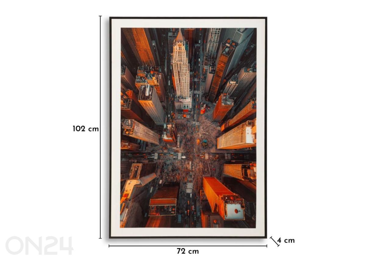 Картина New York 72x102 см увеличить размеры