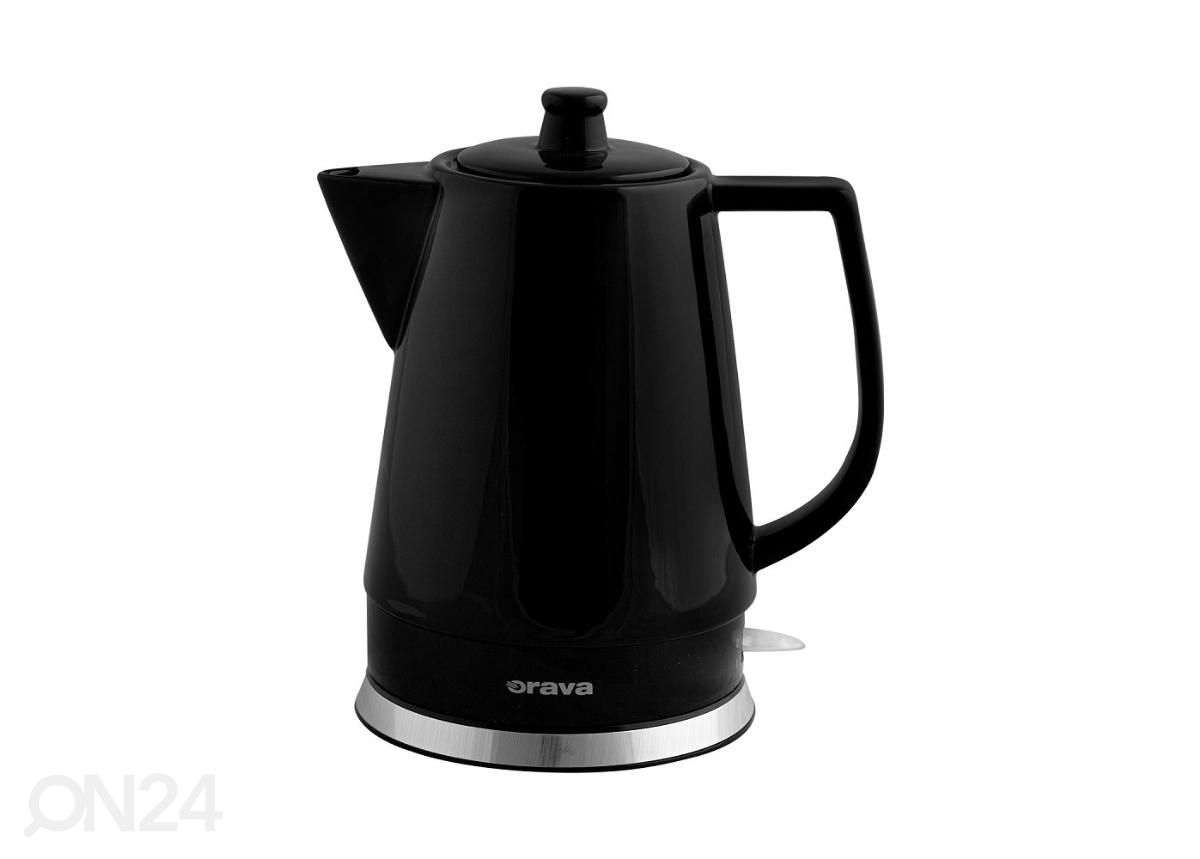 Керамический чайник Orava VK3813B, черный увеличить
