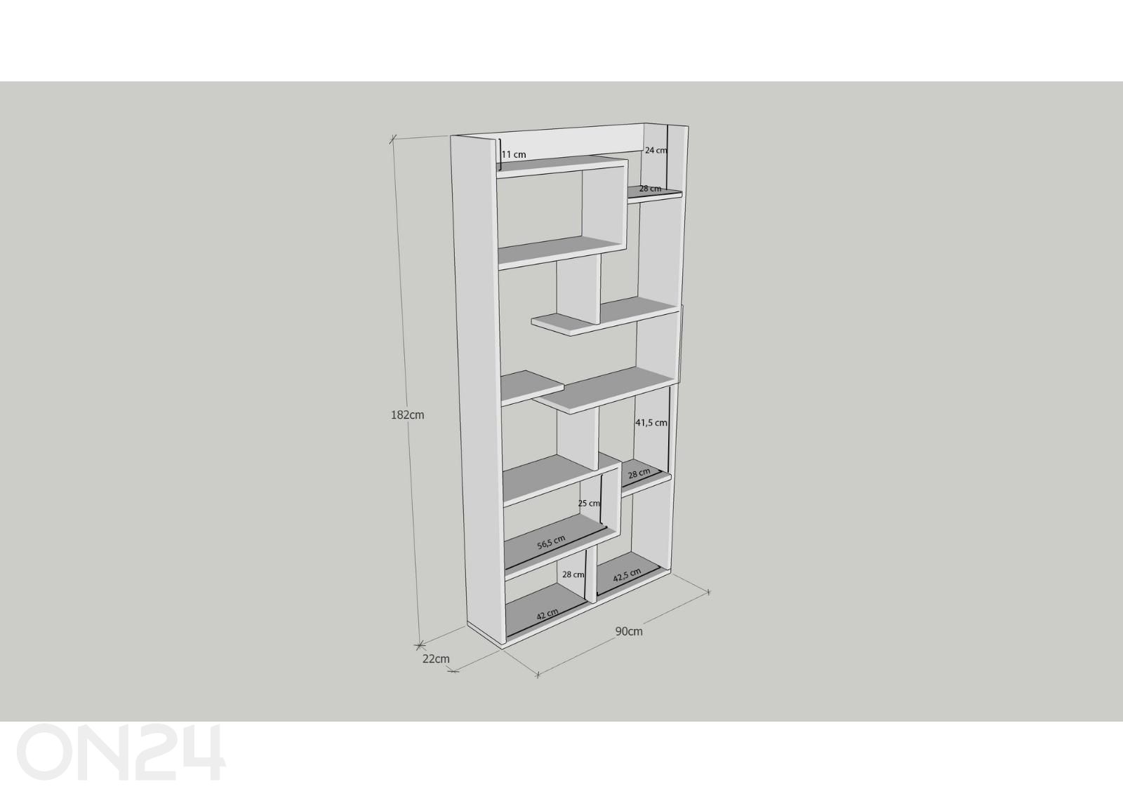 Книжная полка Kuttap увеличить размеры