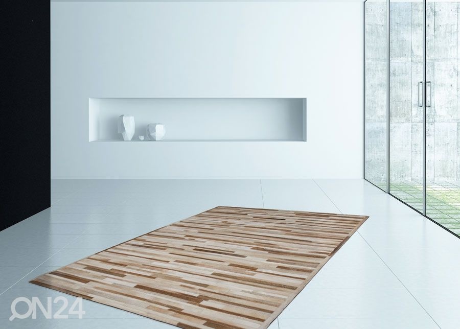Ковёр из натуральной кожи 80x150 см увеличить