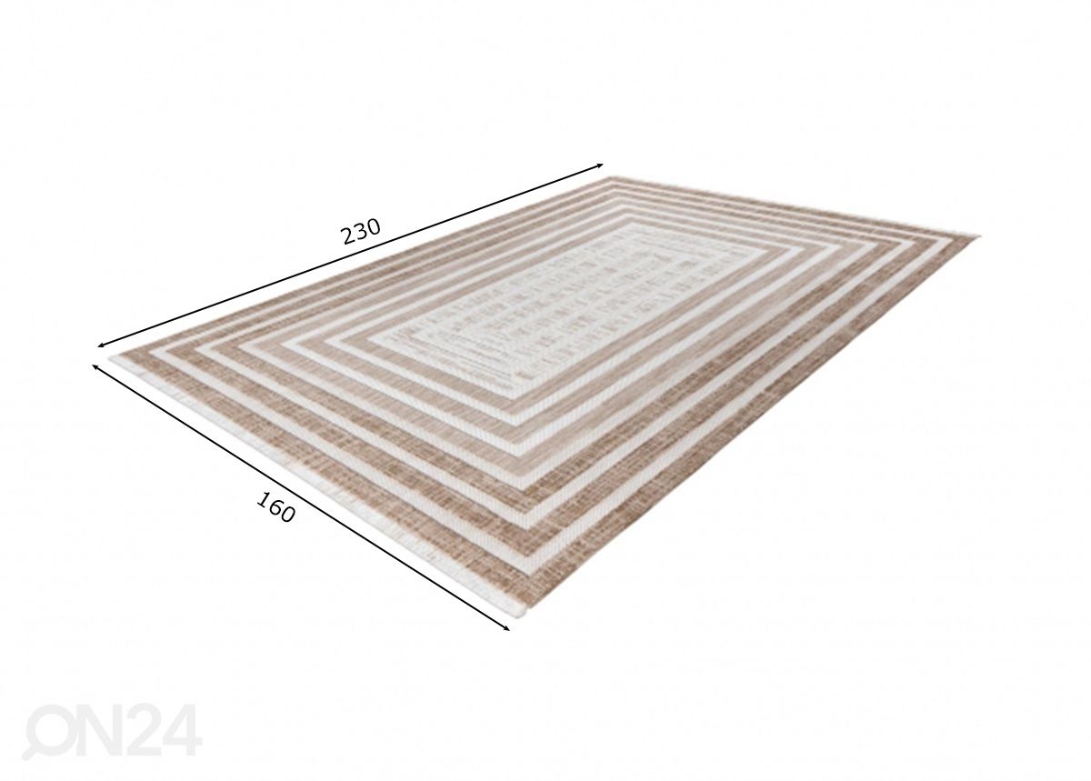 Ковер 160x230 cм увеличить размеры