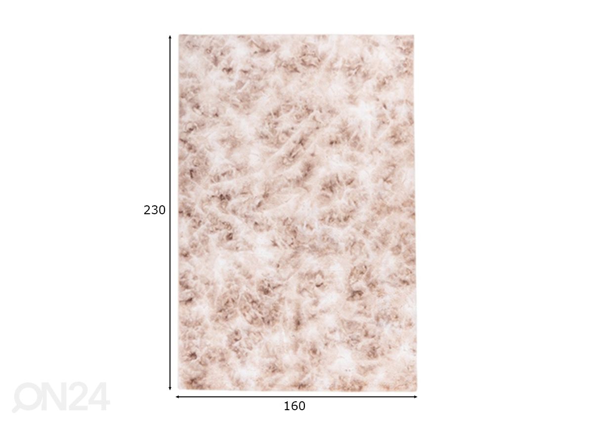 Ковер Bolero Beige 160x230 см увеличить размеры