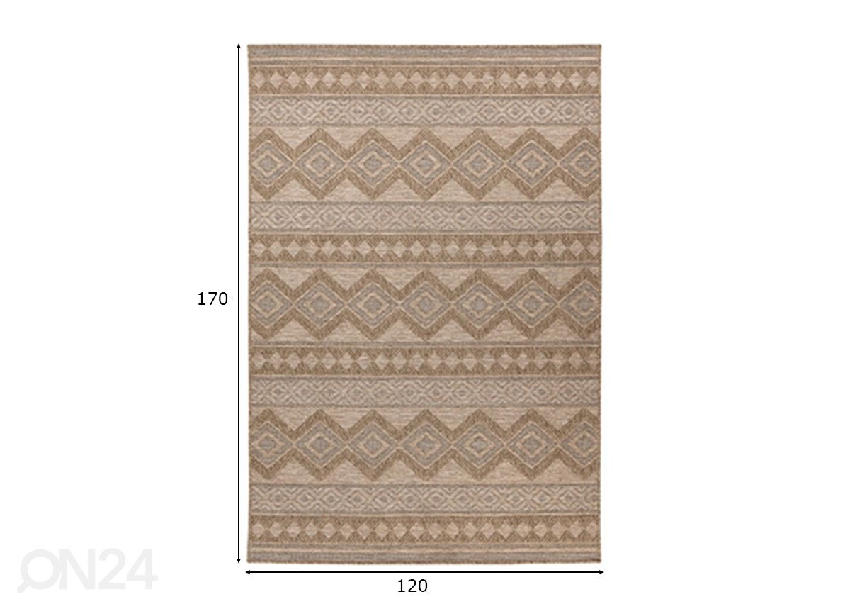 Ковер Costa 302 Nature 120x170 см увеличить размеры