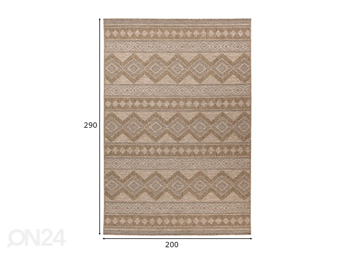 Ковер Costa 302 Nature 200x290 см увеличить размеры