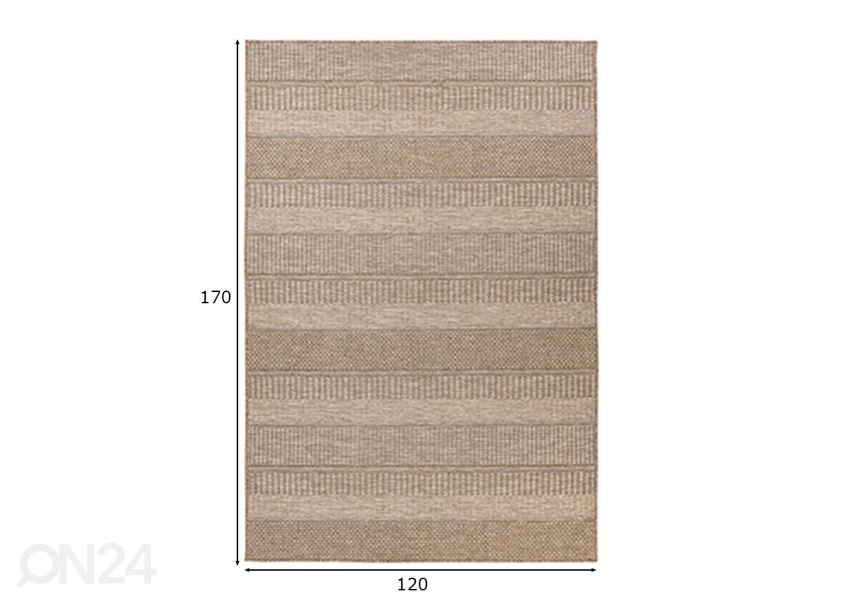 Ковер Costa 303 Nature 120x170 см увеличить размеры