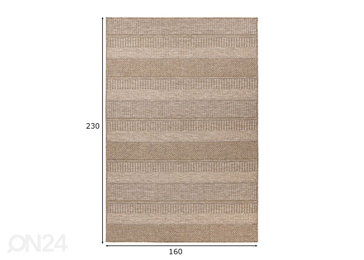 Ковер Costa 303 Nature 160x230 см увеличить размеры