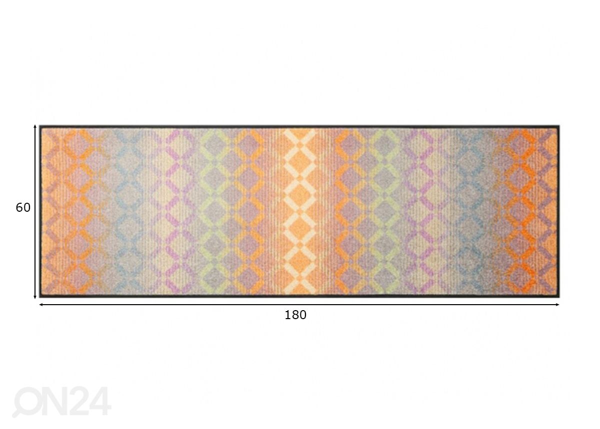 Ковер Diamond Melody 60x180 cm увеличить размеры