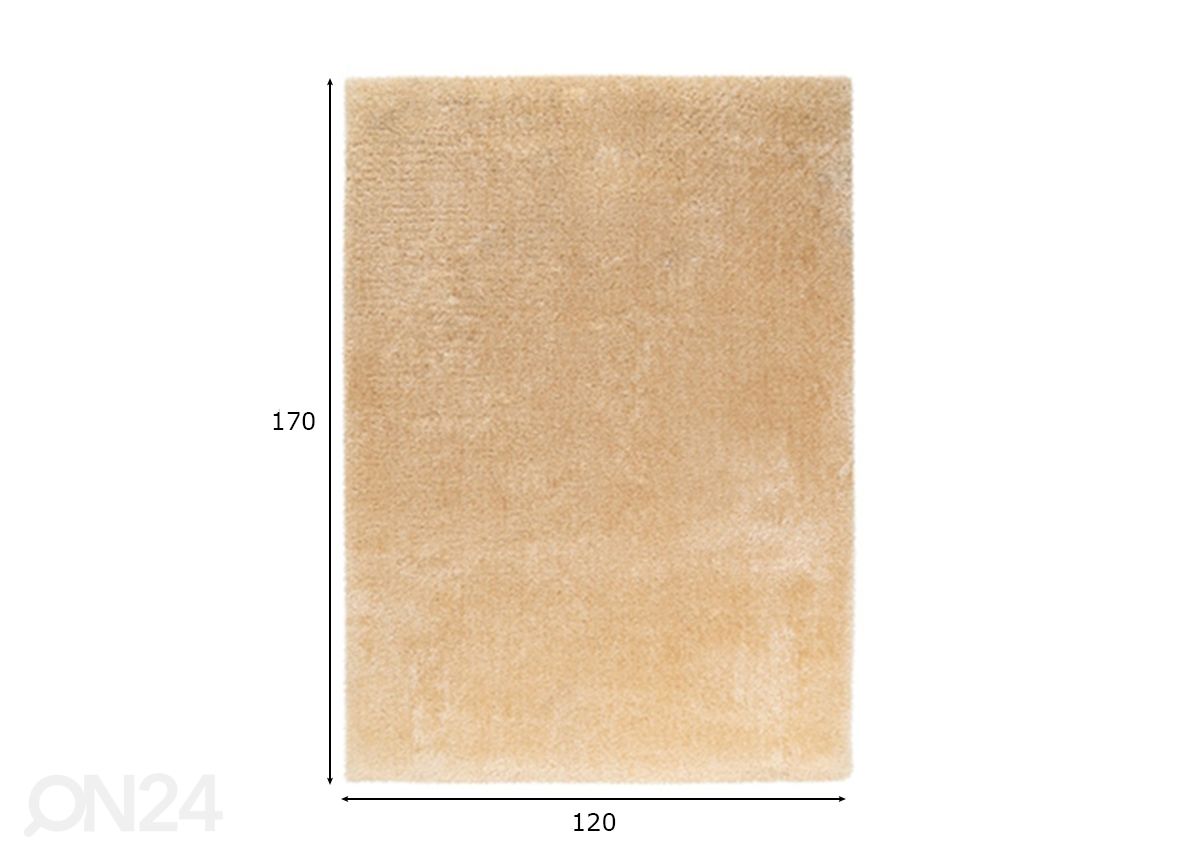 Ковер Glamour Beige 120x170 см увеличить размеры