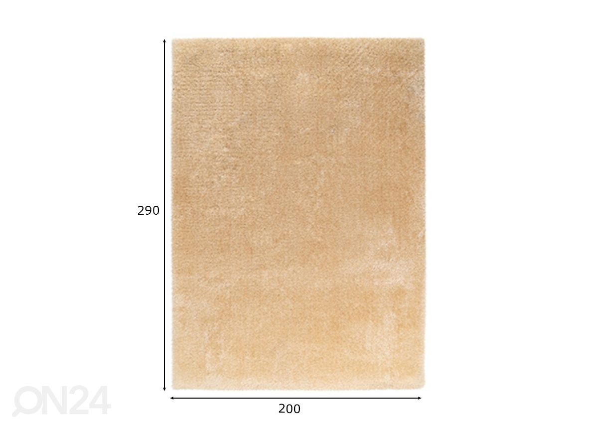 Ковер Glamour Beige 200x290 см увеличить размеры