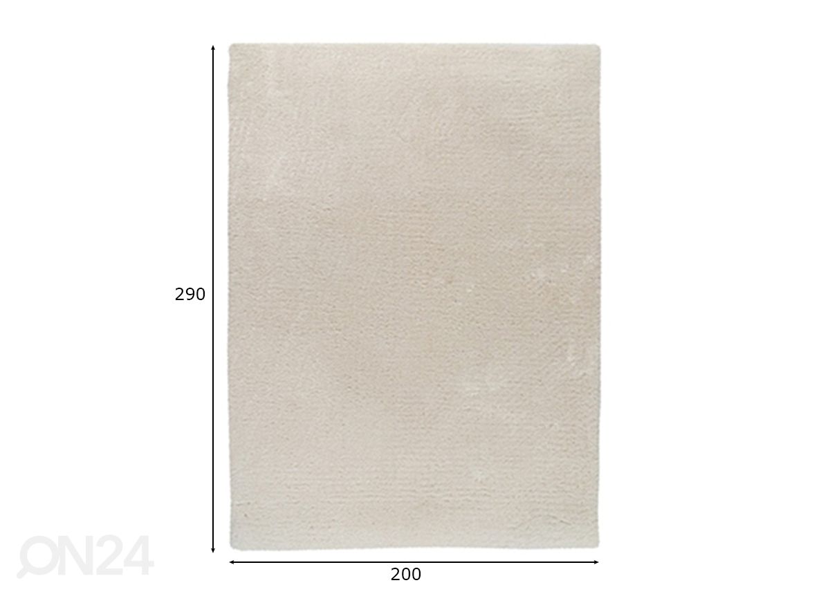 Ковер Glamour Ivory 200x290 см увеличить размеры