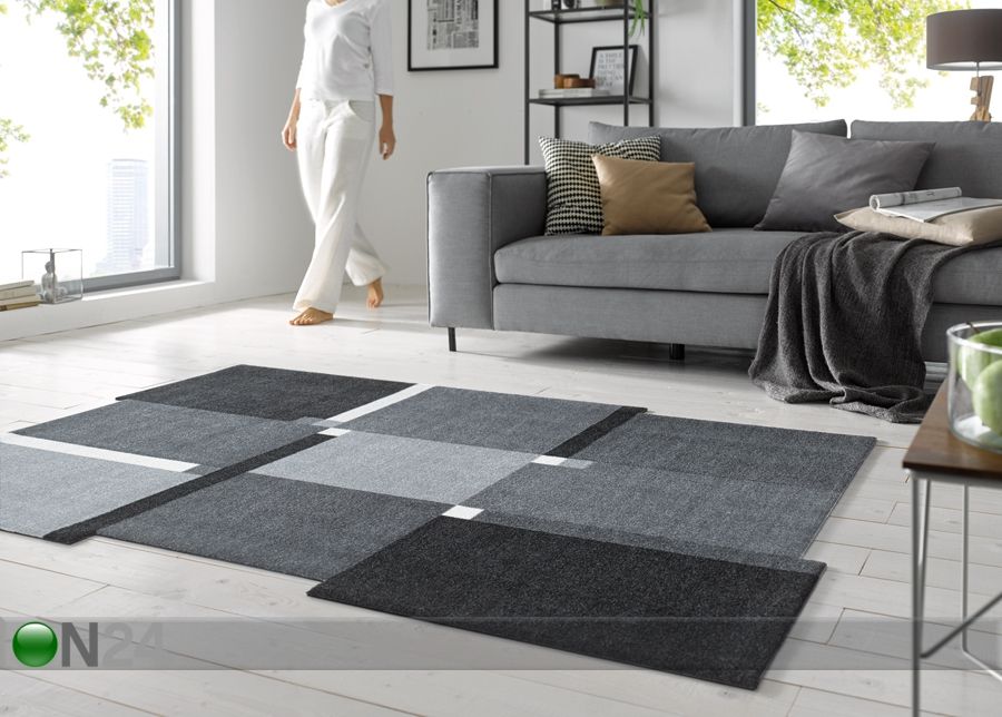 Ковер Living Squares black 70x120 cm увеличить