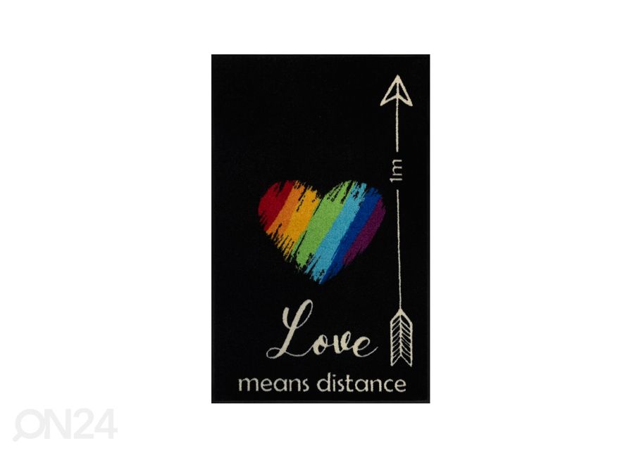 Ковер Love means distance 75х120 см увеличить