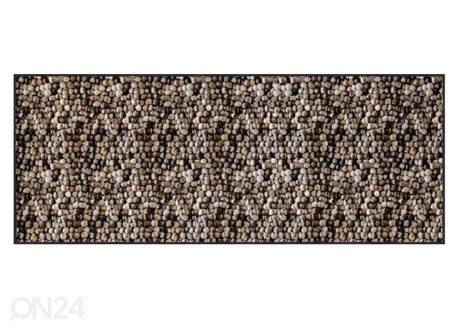 Ковер Marbel Dots taupe 75x190 cm увеличить