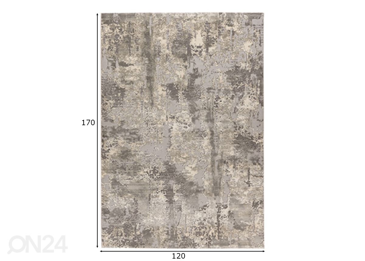 Ковер Monet Silver 120x170 см увеличить размеры