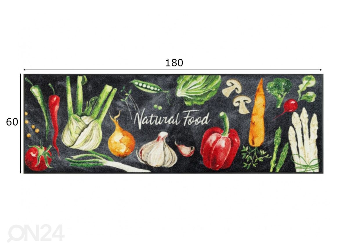 Ковер Natural Food 60x180 см увеличить размеры