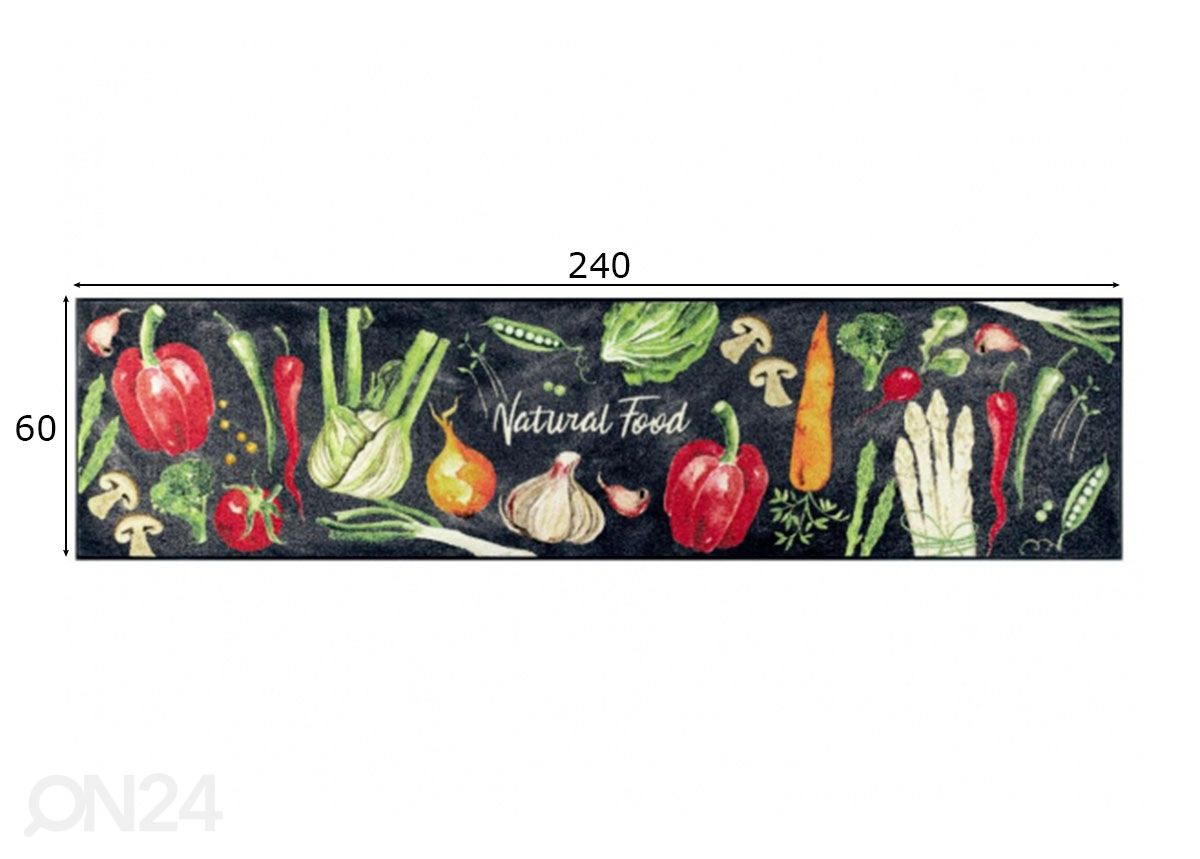 Ковер Natural Food 60x240 cm увеличить размеры